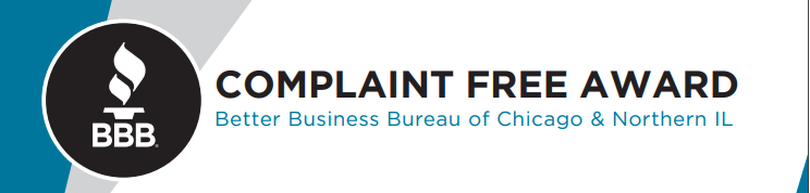 Better Business Bureau Complaint Free Award